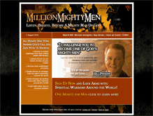 Tablet Screenshot of millionmightymen.com